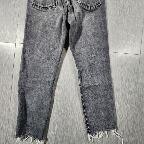 Levis Big E Womens Wedgie Straight Leg Jeans Size 24 Gray High Rise Button Fly - Picture 10 of 13